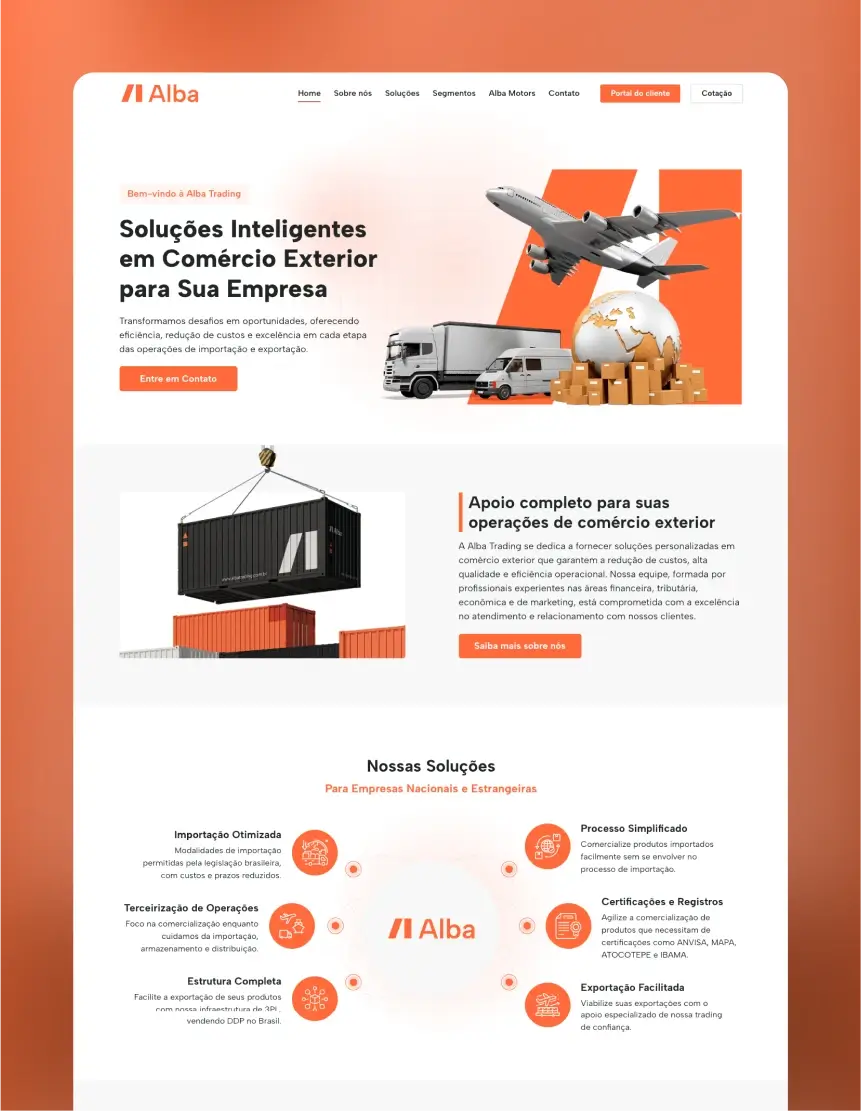 Jonas Verissimo Criacao de sites Alba Trading