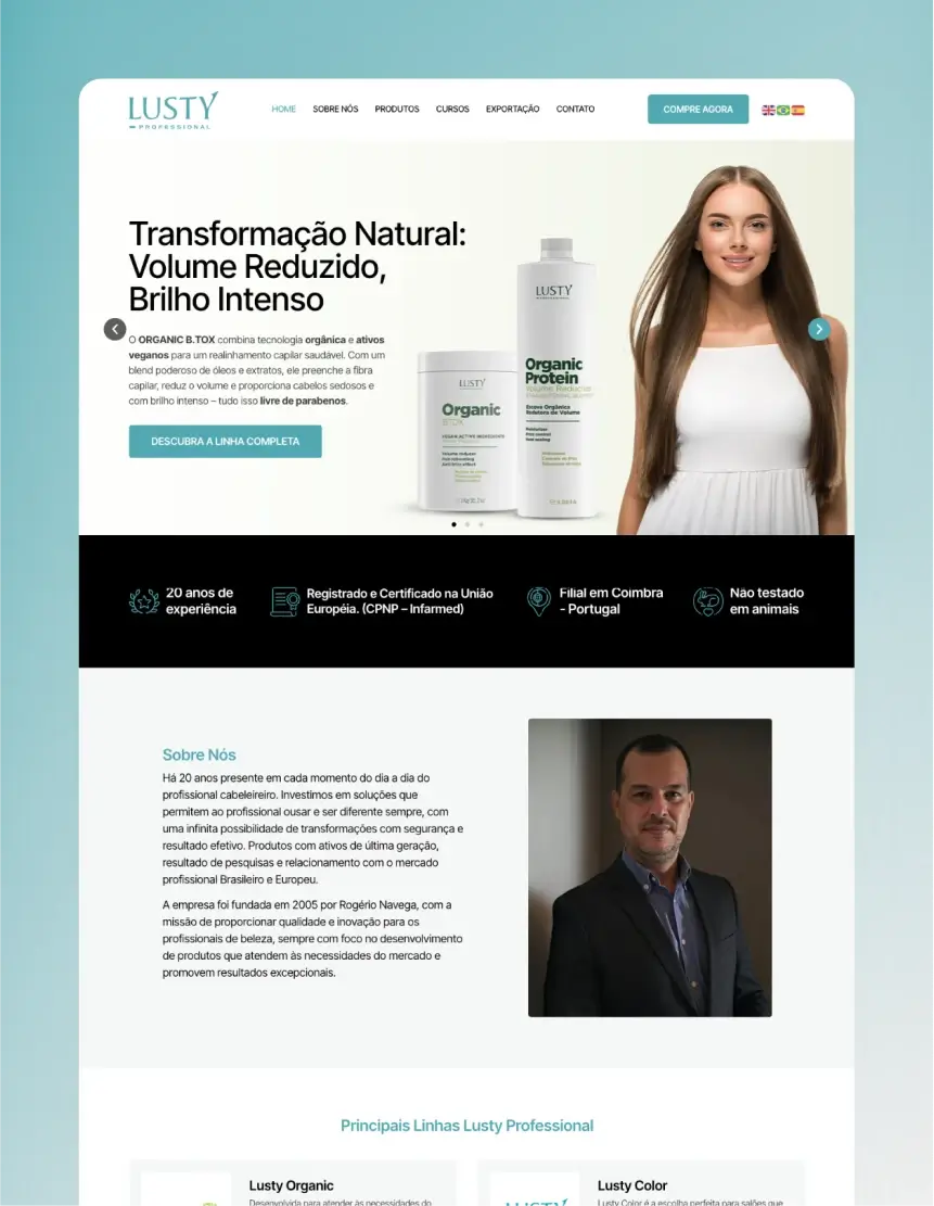 Jonas Verissimo Criacao de sites Lusty Professional 1