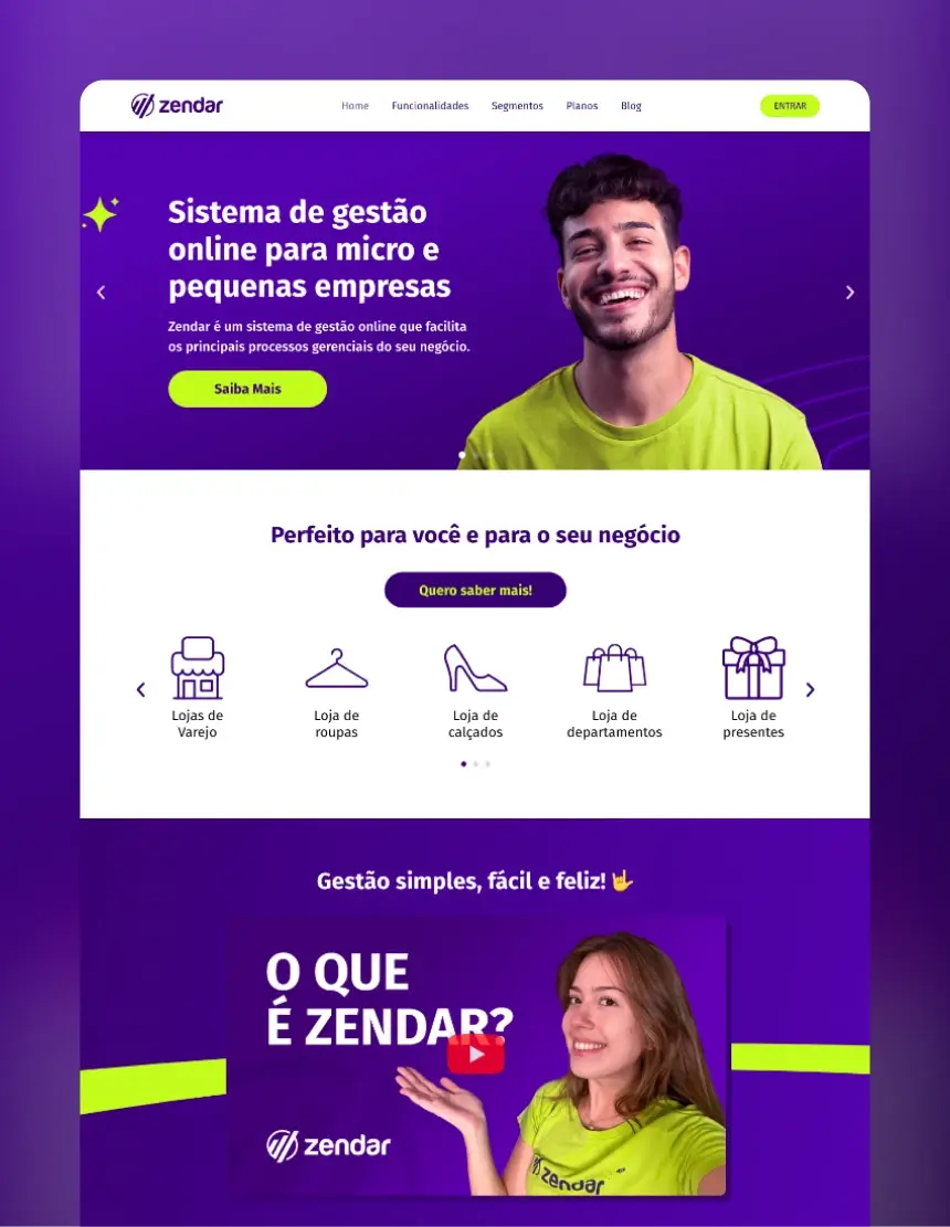 Jonas Verissimo Criacao de sites Zendar