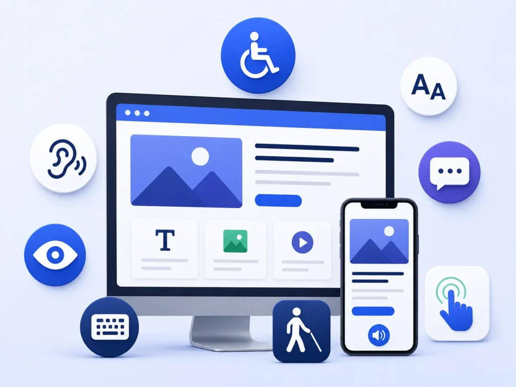 Acessibilidade de sites: o que é e por que importa em 2026 1 Acessibilidade de sites